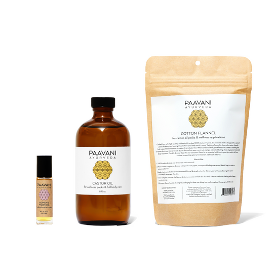 Moon Cycle Stack | Ayurvedic Ritual for Cramp Relief & Menstrual Support-0