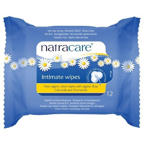 Natracare Intimate Cotton Wipes (12x12 CT)-0