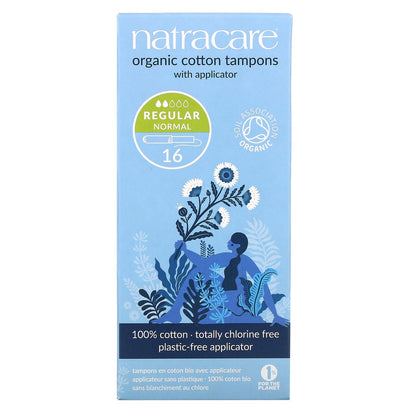 Natracare Regular Tampons With Applicator (1x16 CT)-0