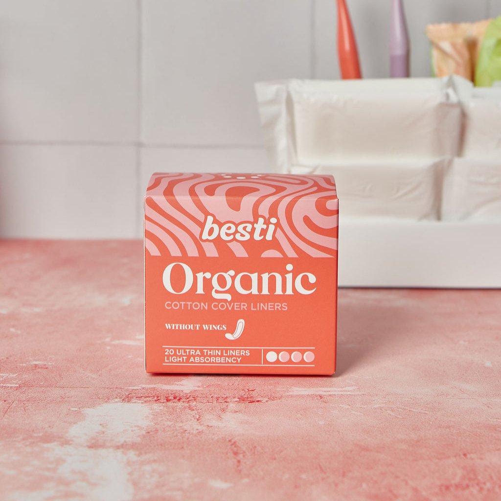 Besti 100% Organic Cotton Liners (20 Count)-0