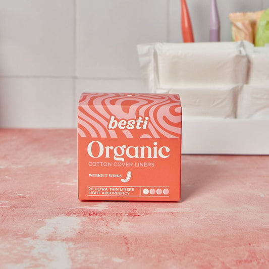 Besti 100% Organic Cotton Liners (20 Count)-0