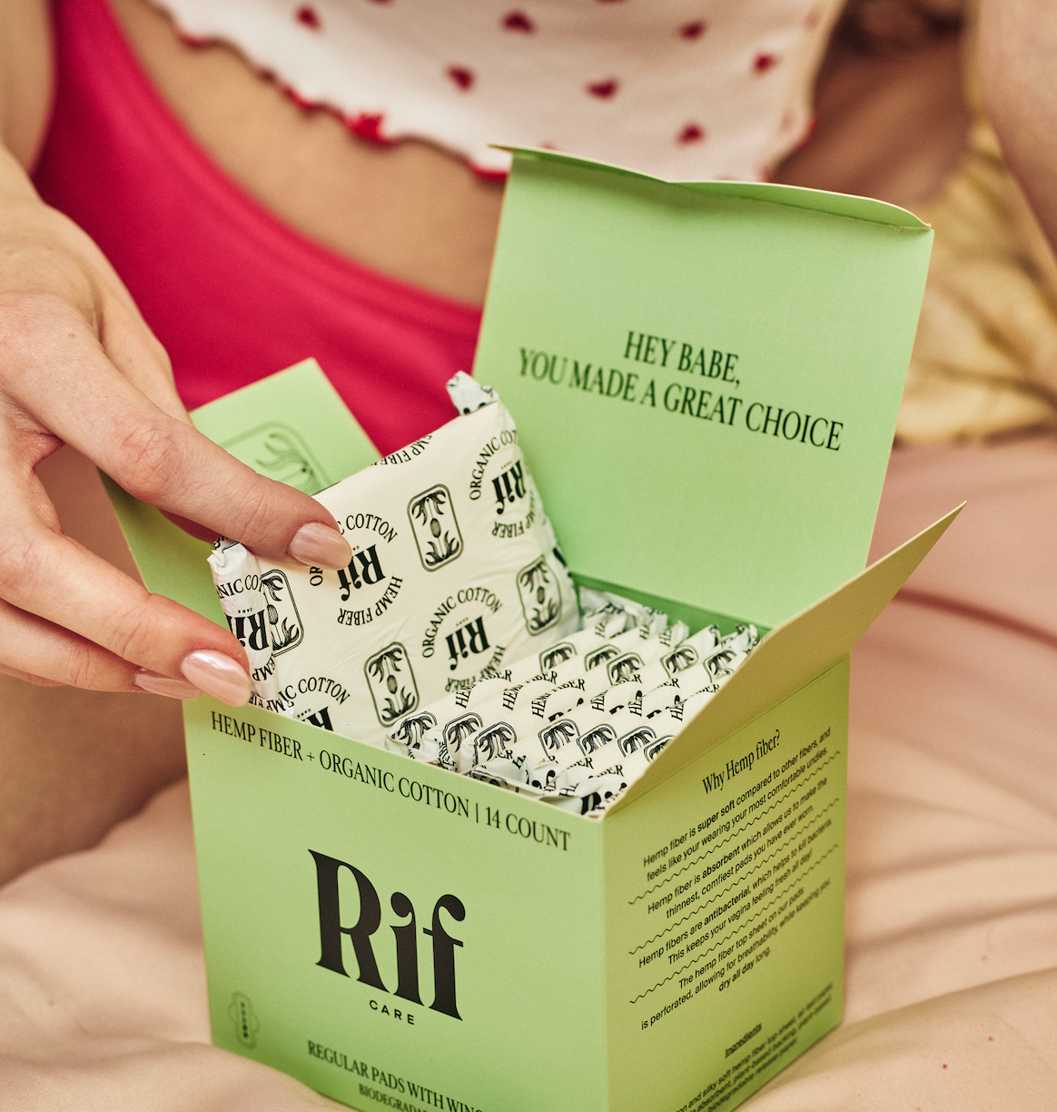 Organic Pads with Wings - Regular Absorbency-3